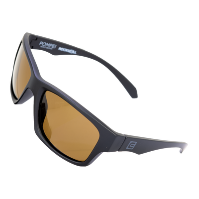 Lunettes de soleil flottantes POMPEI - Noir mat/Marron polarisées Hydro