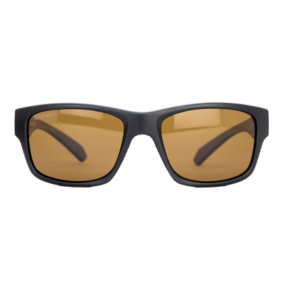Lunettes de soleil flottantes POMPEI - Noir mat/Marron polarisées Hydro