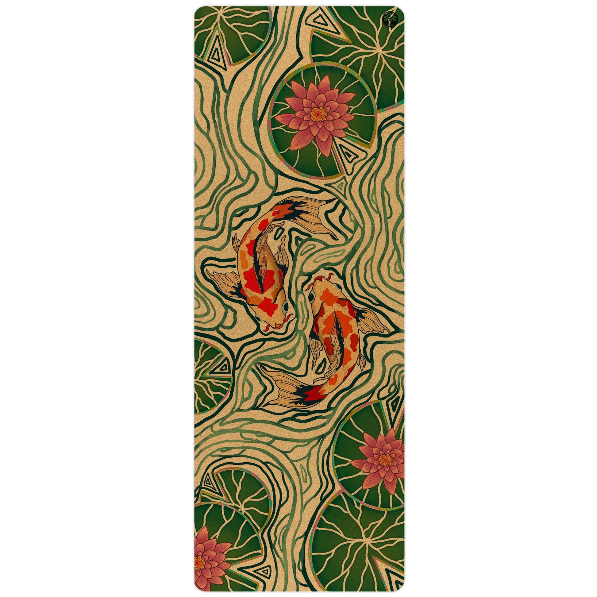 Eco-Friendly Harmony Aura Cork Yoga Mat for Ultimate Comfort - Korvel
