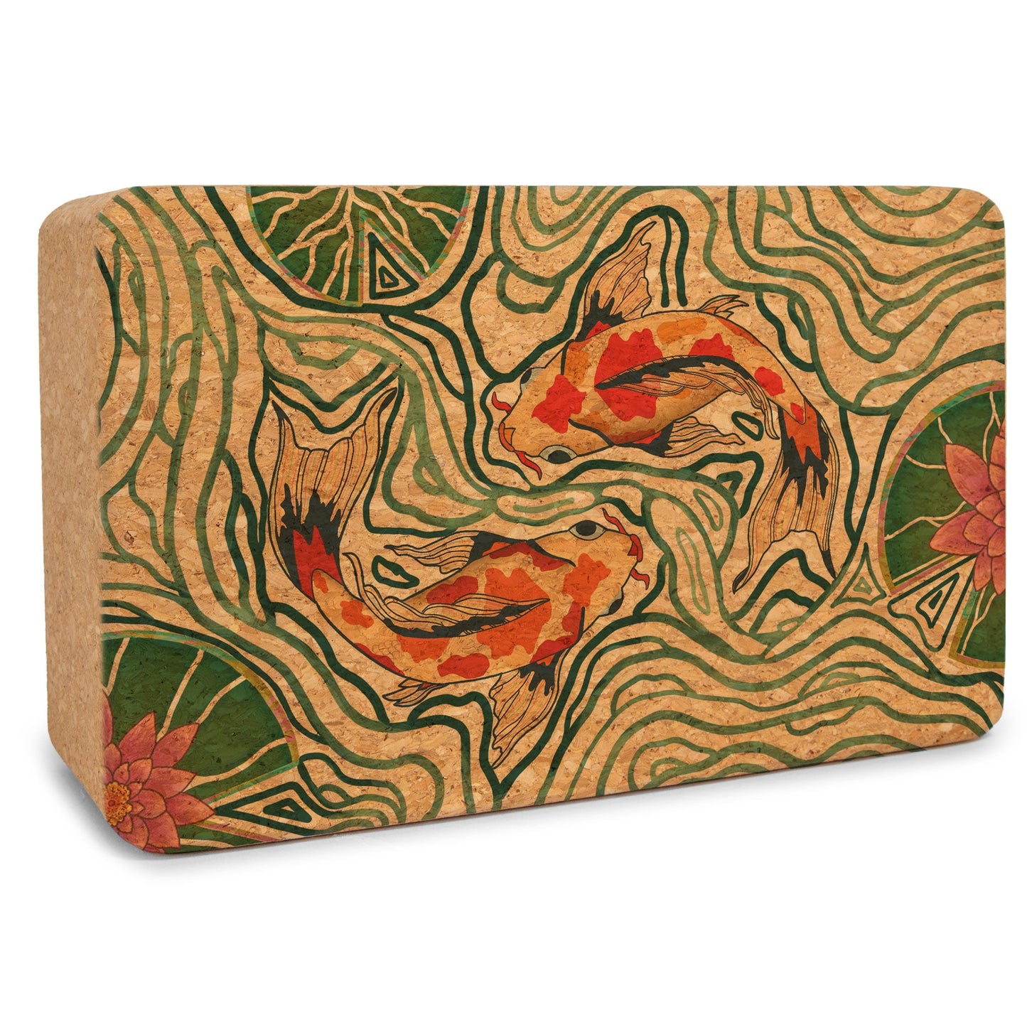 Eco-Friendly Cork Yoga Block for Enhanced Stability - Korvel