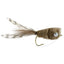 Premium Deer Hair & Grizzly Bass Popper Flies - Size 8 (Pack of 6) - Korvel
