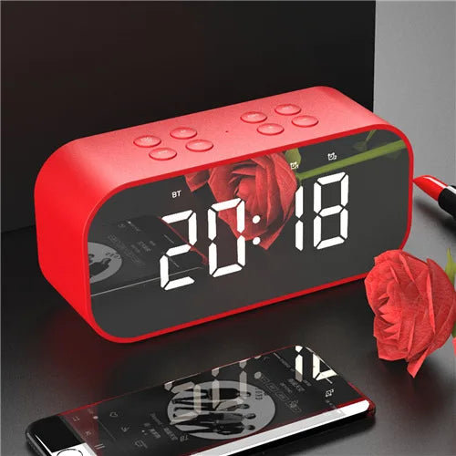 LED Mirror Portable Bluetooth Speaker - Korvel