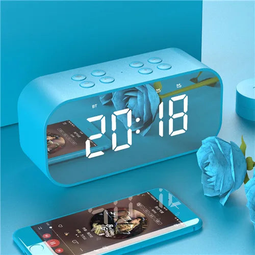 LED Mirror Portable Bluetooth Speaker - Korvel