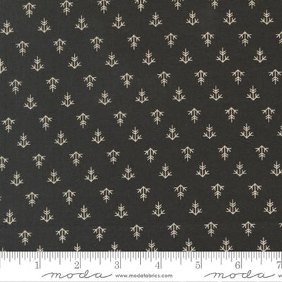 Tela de algodón Posh Onyx Noir Fretwork Blenders por yarda