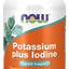 Supplément de potassium et d'iode