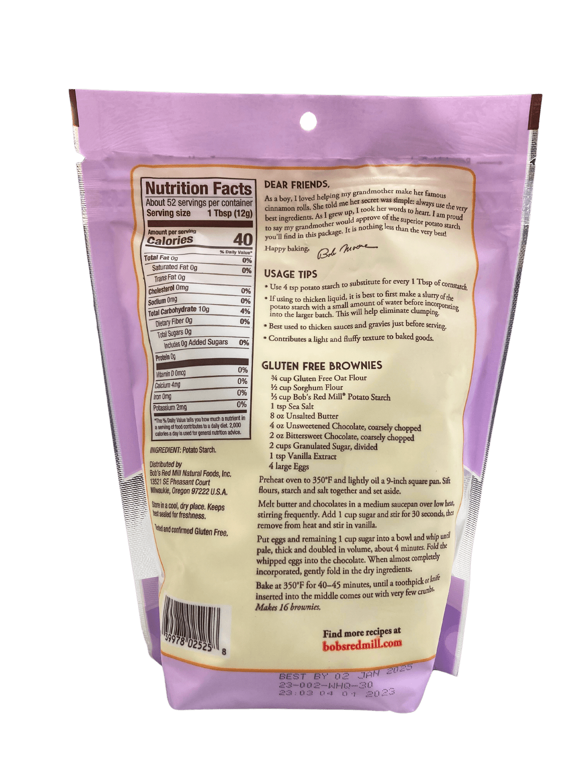 Premium Gluten-Free Potato Starch by Bob's Red Mill - Korvel