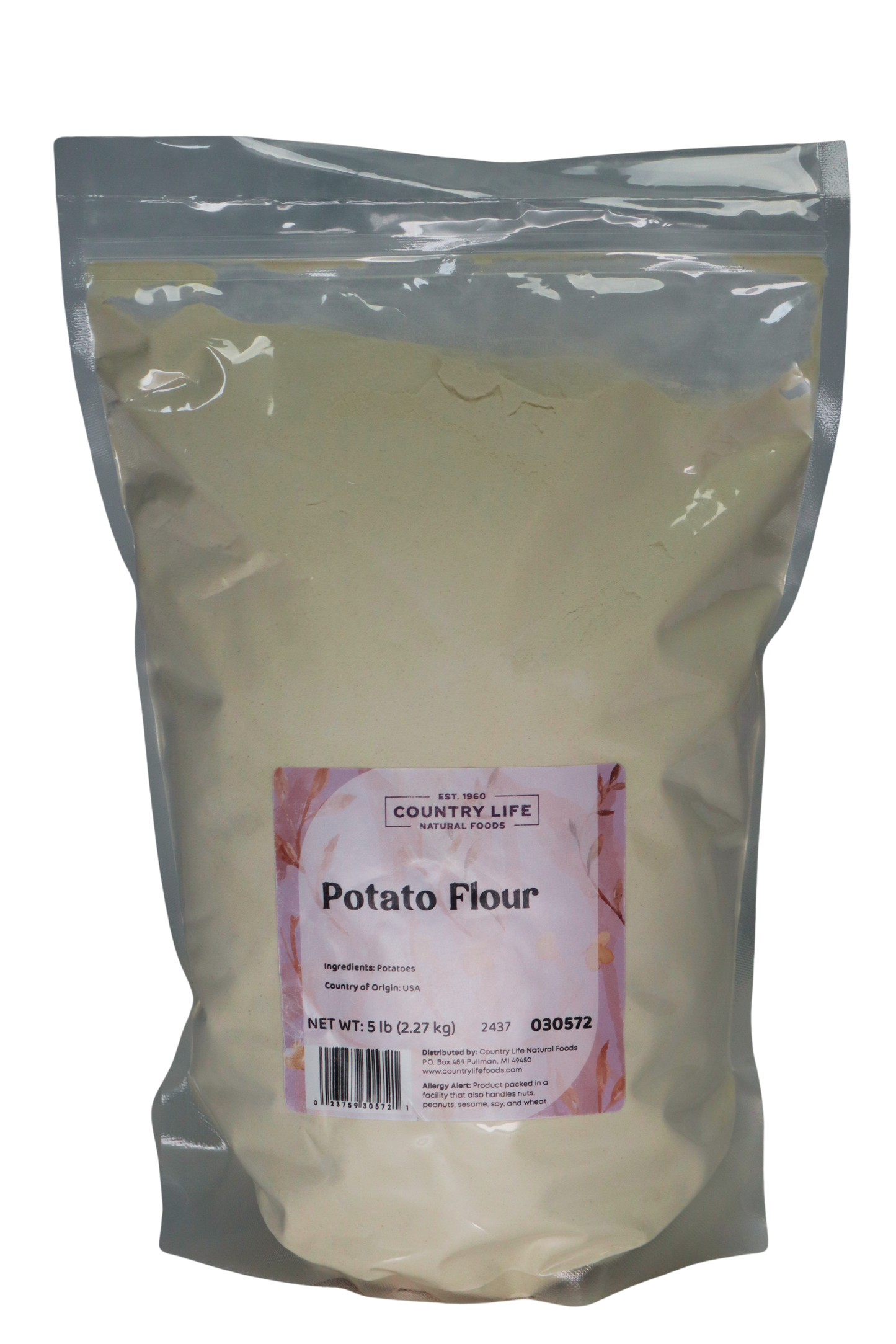 Harina de patata premium sin gluten para hornear y cocinar