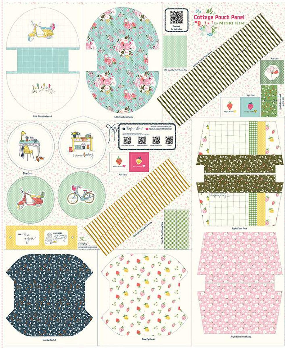 Panneaux de Poche Cottage Pouch 35,5" x 43,5"