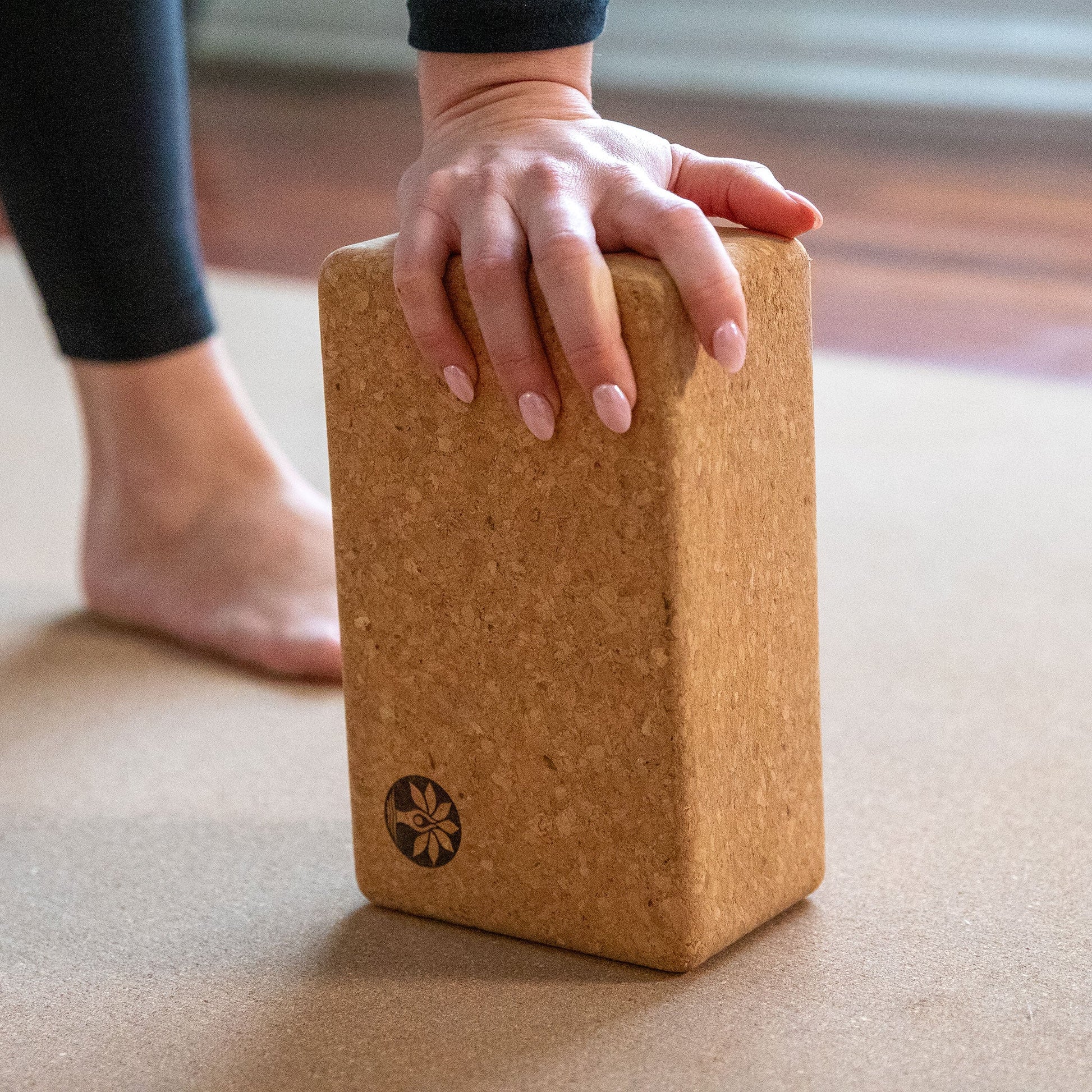 Premium Eco-Friendly Cork Yoga Block for Enhanced Stability - Korvel