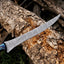 Handcrafted 8" Rasp Steel Hunting Knife with Leather Sheath - Korvel