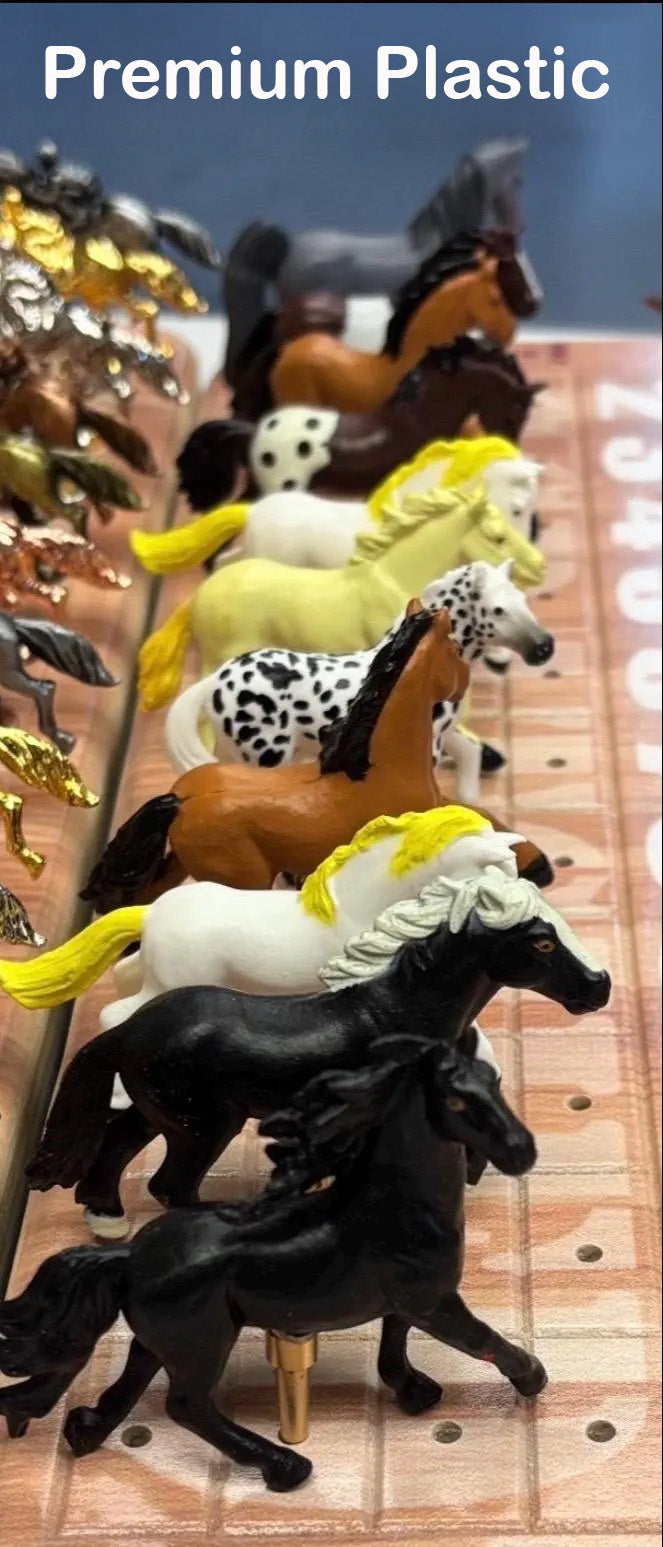 Exciting Horse Racing Party Game - Striped Track Edition - Korvel