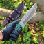 Artisan Damascus Skinning Knife – 4.5" Ergonomic Resin Handle for Ultimate Performance - Korvel