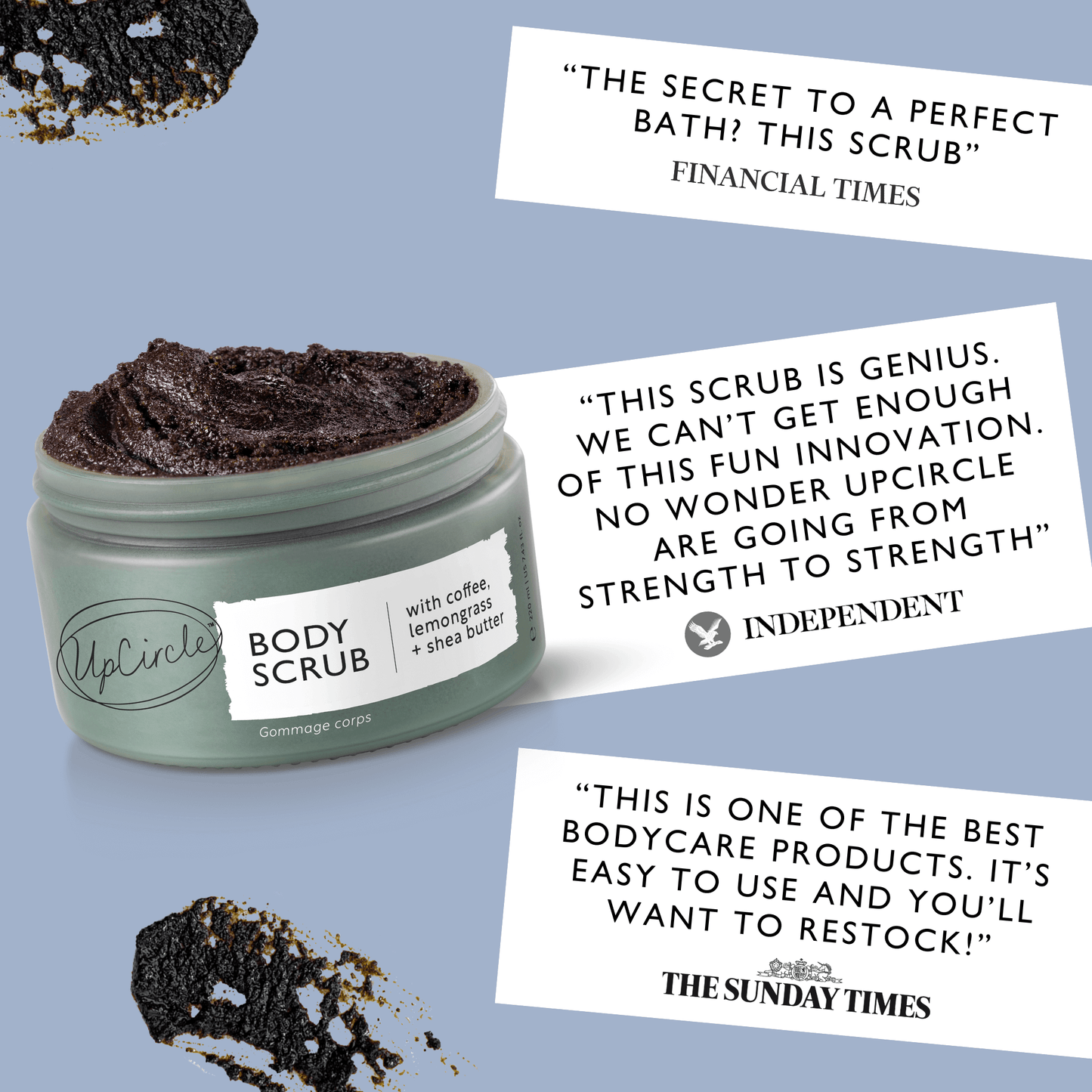 Coffee Body Scrub with Lemongrass - Korvel