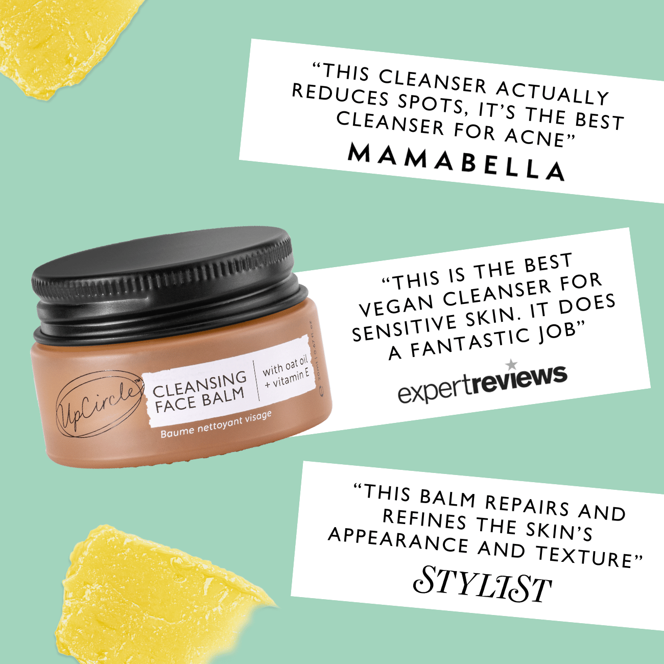 Cleansing Face Balm with Oat Oil + Vitamin E - Travel Size - Korvel
