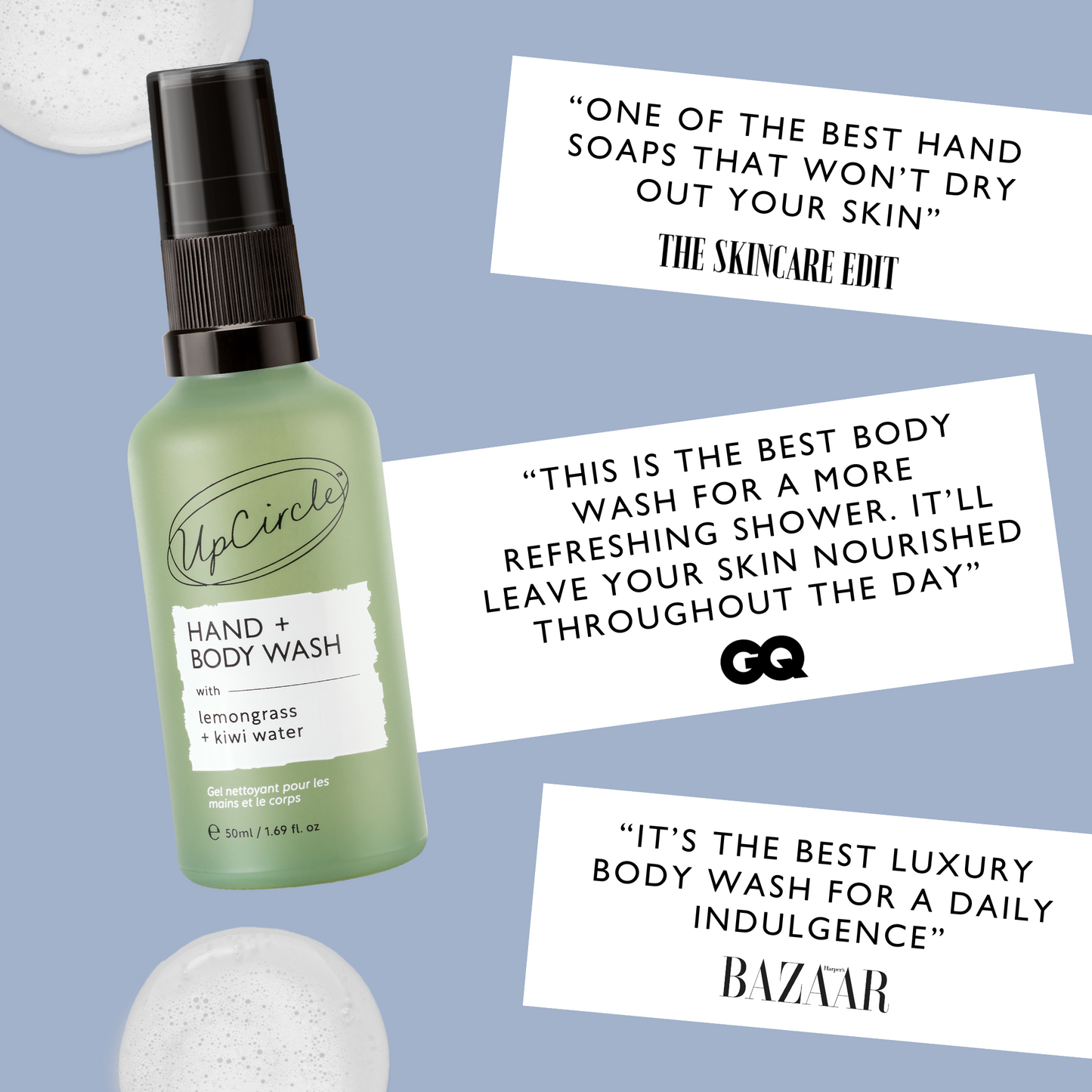 Gel Douche et Corps Naturel au Citronnelle - Format Voyage