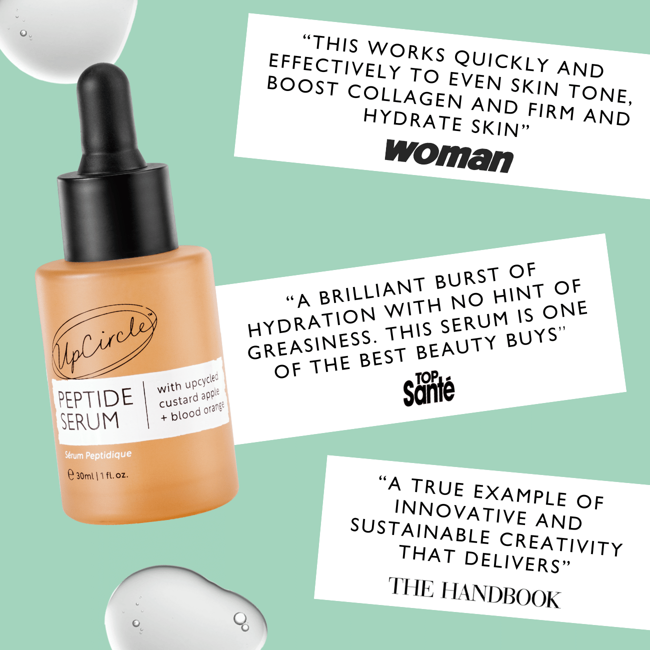 Peptide Serum with Custard Apple + Blood Orange - Korvel