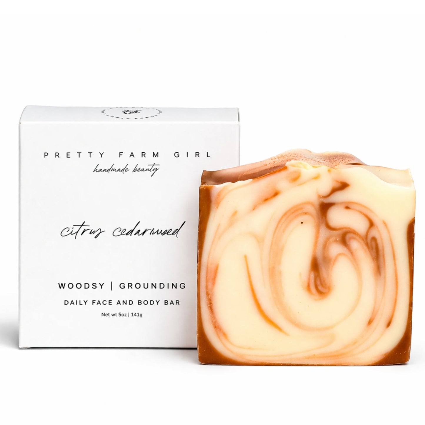 Citrus Cedarwood Artisan Soap Bar with Goat Milk