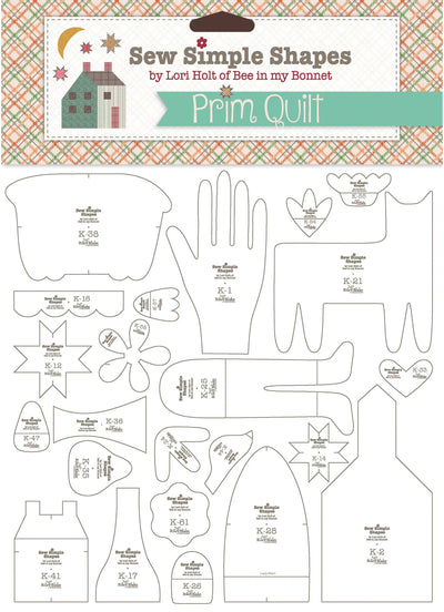 Prim Quilt Sew Simple Shapes - 62 Craft Templates