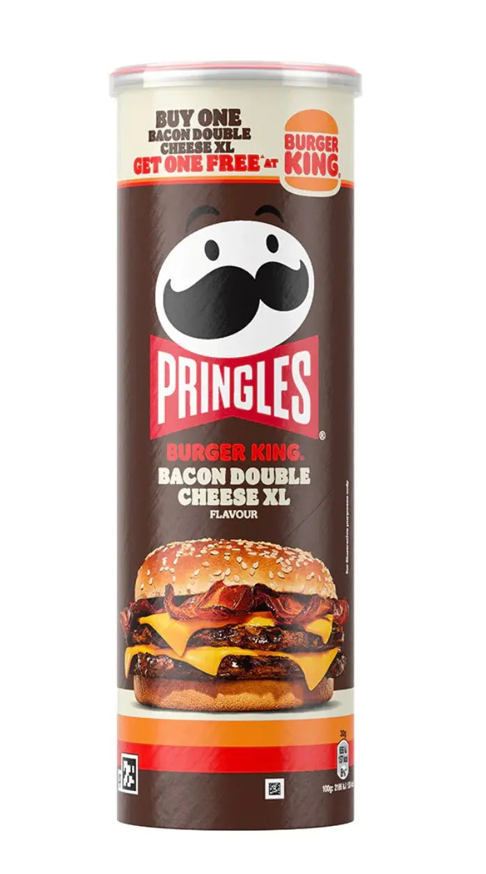 Pringles Burger King Bacon Double Cheese XL Crisps