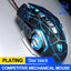Pro Gamer 8D Wired Gaming Mouse - Adjustable DPI & Silent Operation