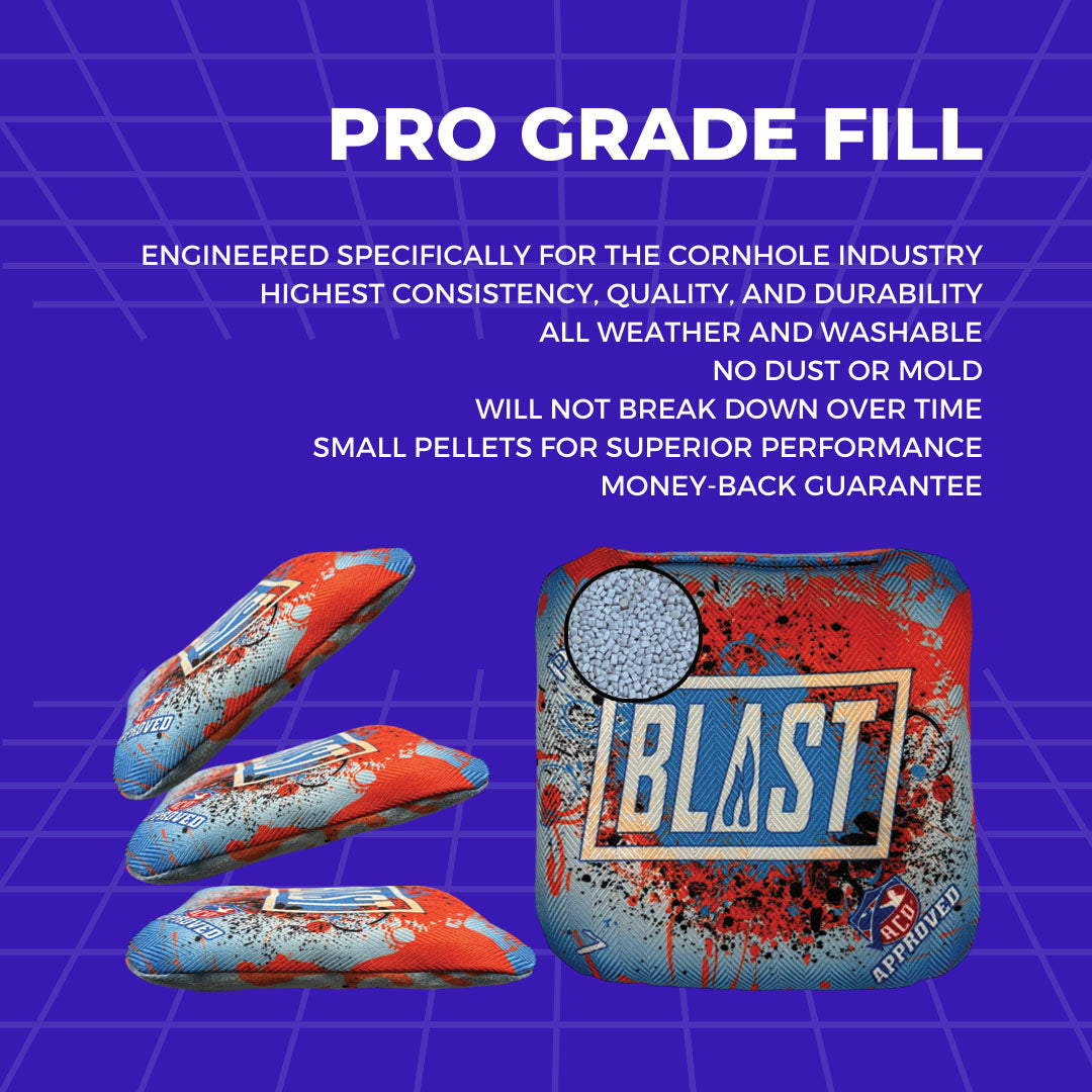 Pro+ Series Cornhole Bags - Set of 8 for Ultimate Play! - Korvel