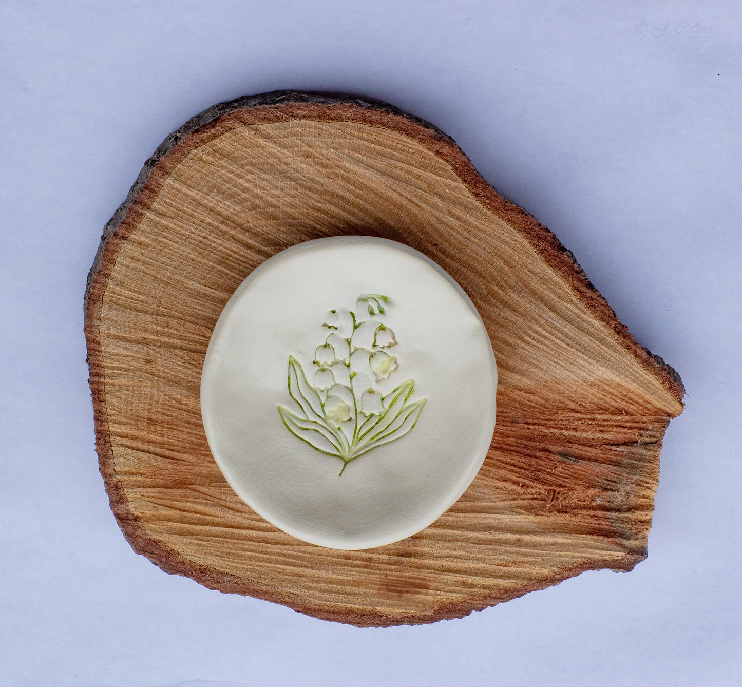Personalized Birth Flower Trinket Dish - Korvel