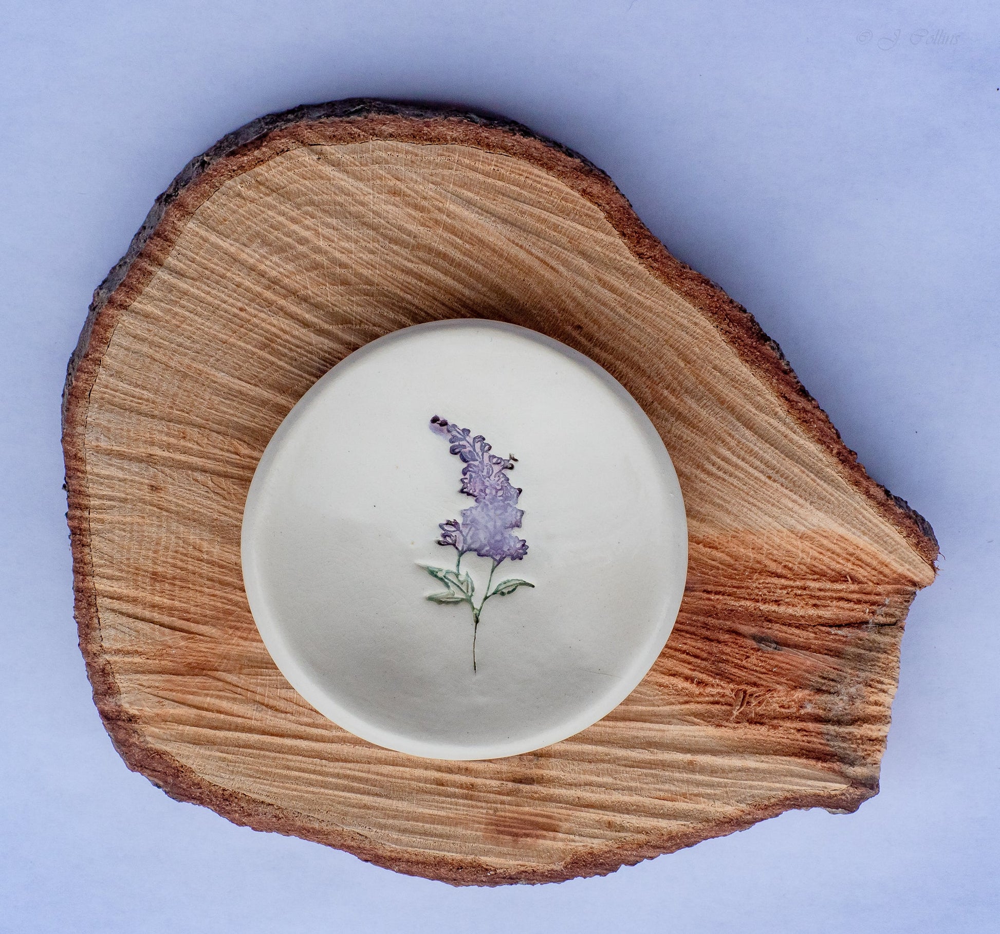 Personalized Birth Flower Trinket Dish - Korvel