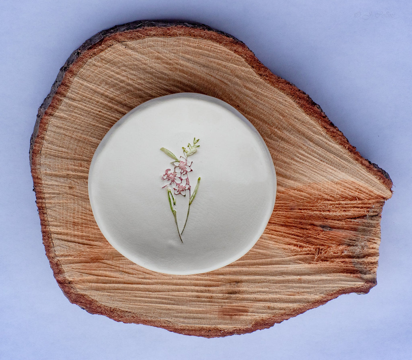 Personalized Birth Flower Trinket Dish - Korvel