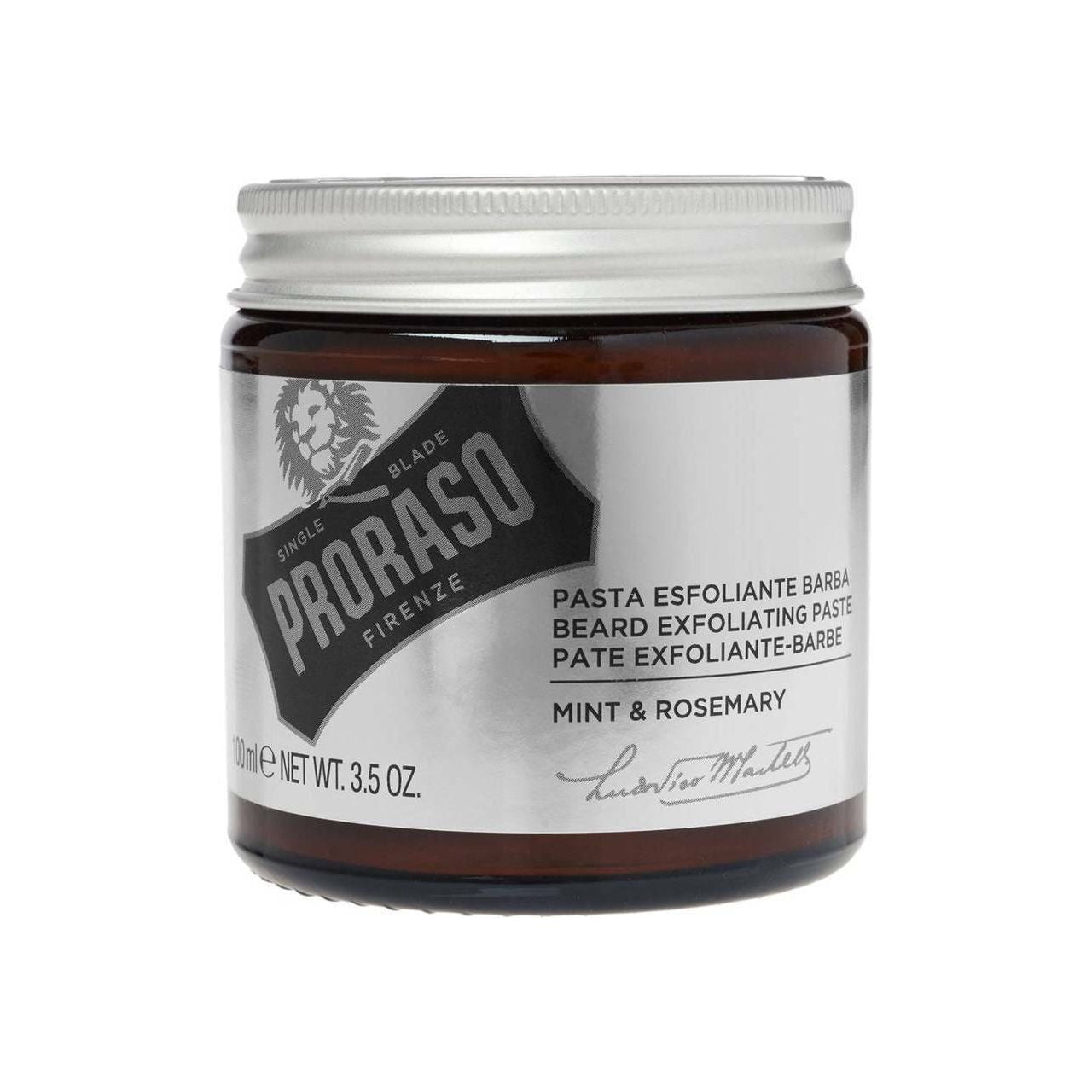 Proraso Beard Exfoliating Paste with Mint & Rosemary - 3.5 Oz