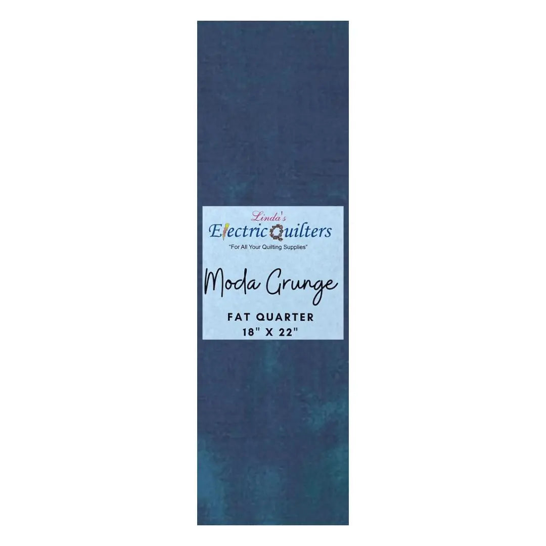 Prussian Blue 307 Moda Grunge Fat Quarter - Premium Cotton Fabric