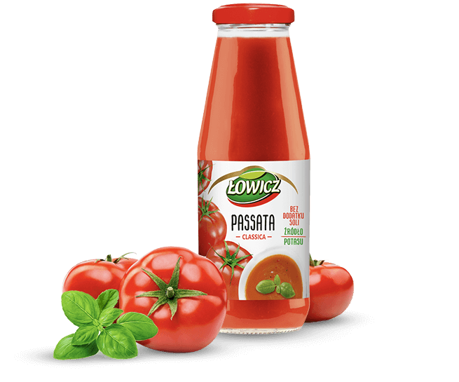 Lowicz Passata 550g - Sauce tomate premium