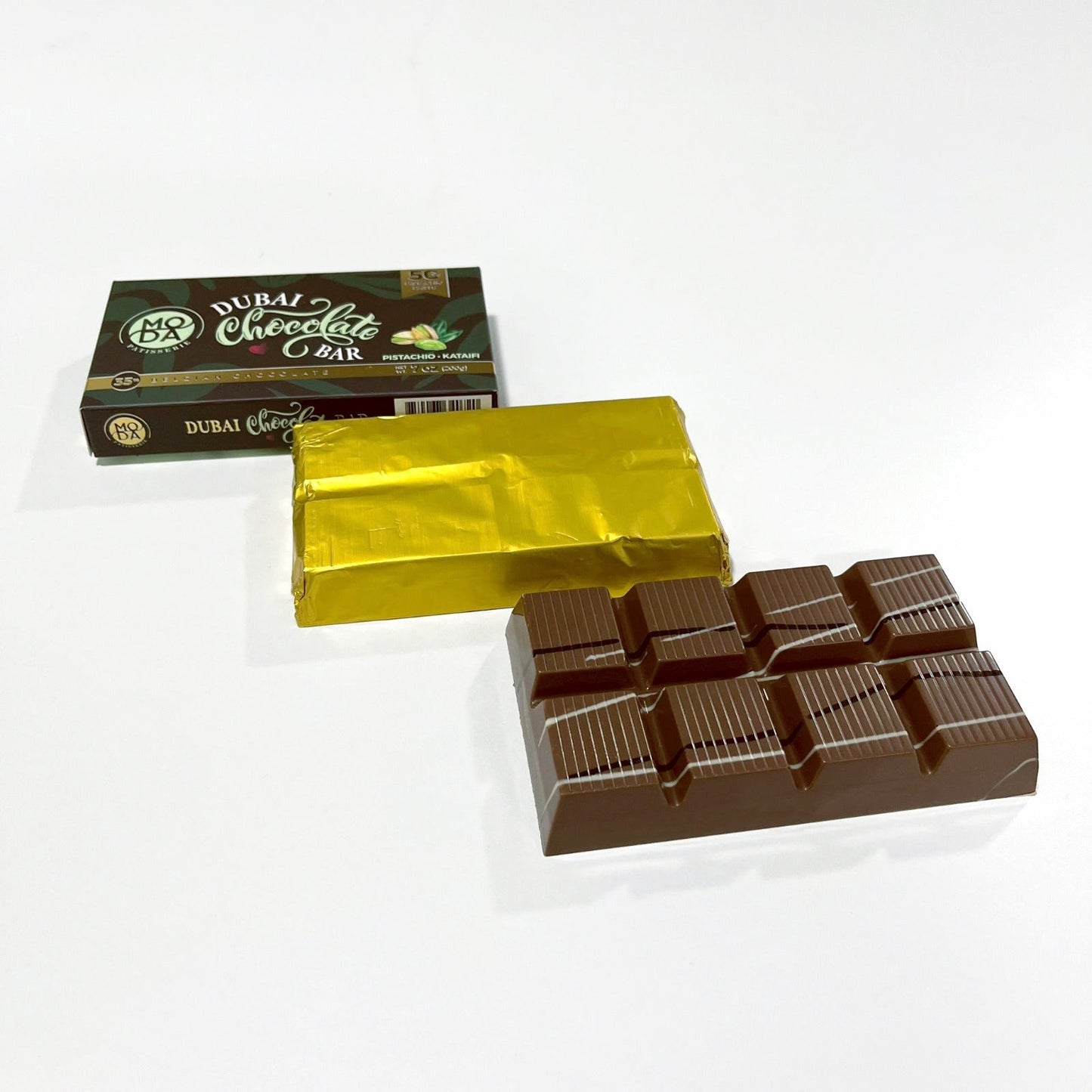Barra de chocolate Moda Dubai – 200 g (7 oz) 