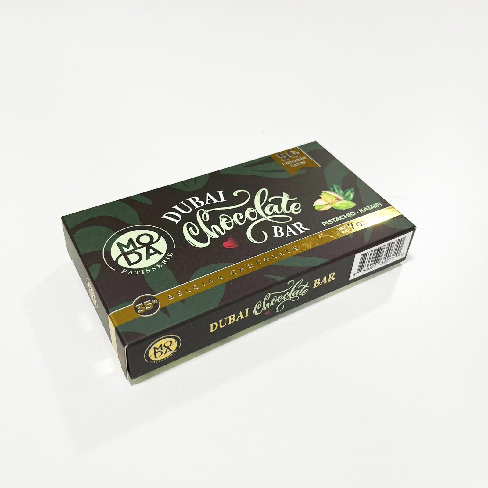 Moda Dubai Chocolate Bar – 200 g (7 oz) - Korvel