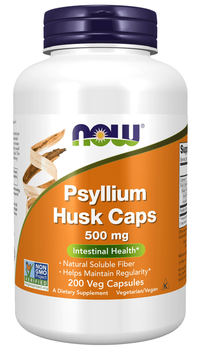Premium Psyllium Husk Capsules 500mg - Natural Fiber Supplement - Korvel