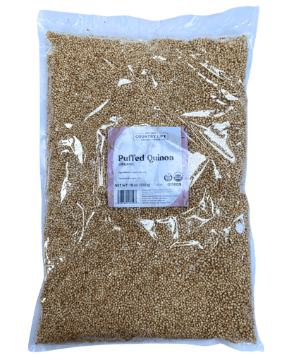 Organic Puffed Quinoa - Nutritious Breakfast Boost - Korvel