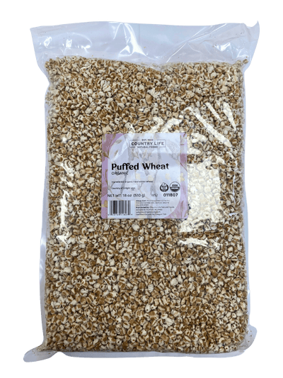 Organic Puffed Wheat Cereal - Nutty & Wholesome Snack