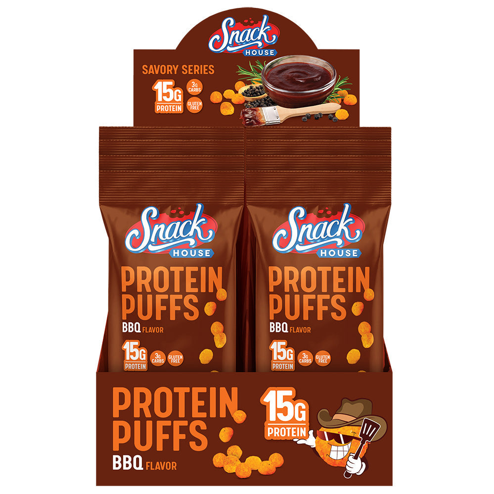 Carolina BBQ Protein Puffs – 15 g Protein, Bold Smoky Flavor - Korvel