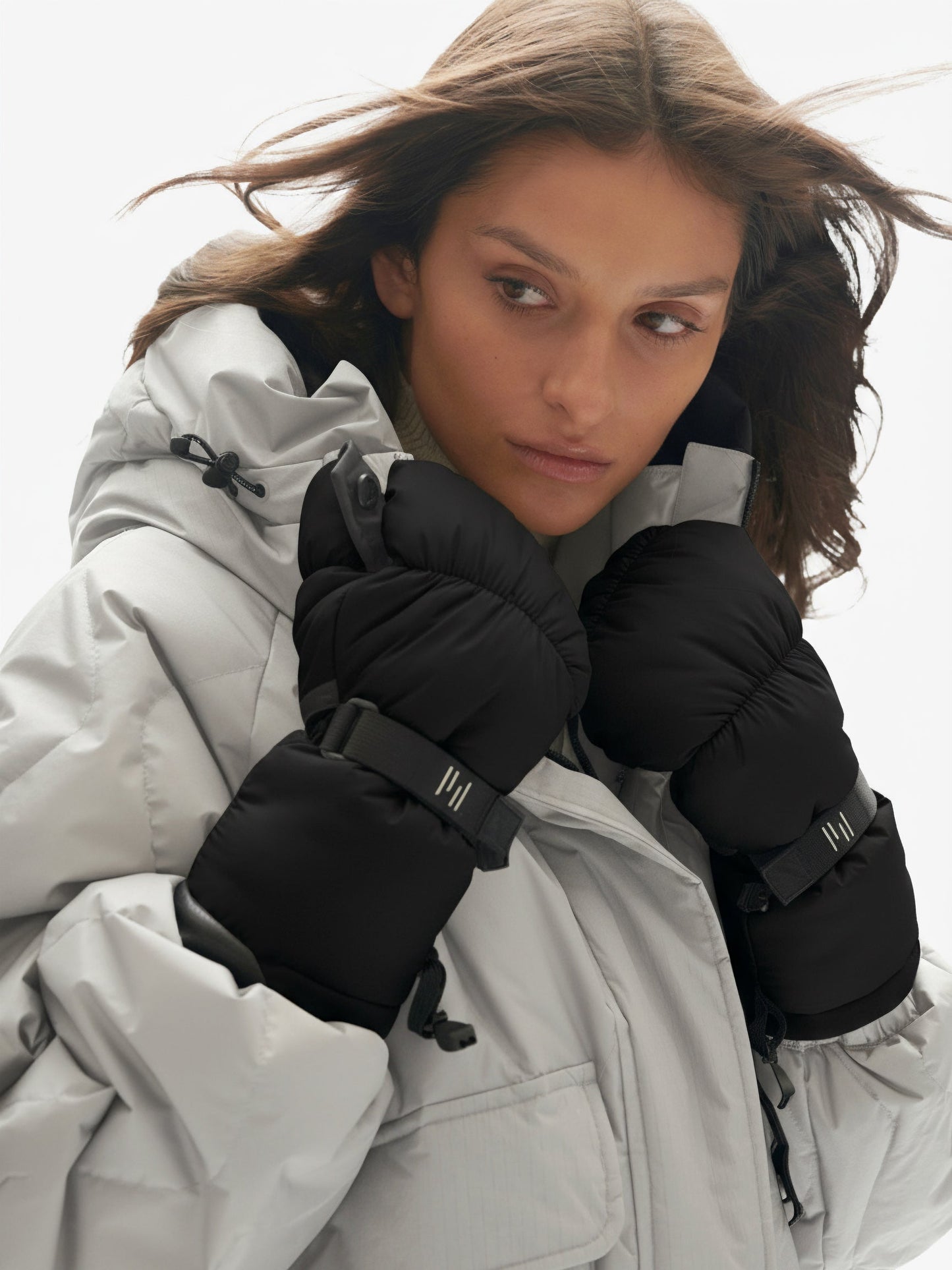 Puffy Mitten - Black - Korvel