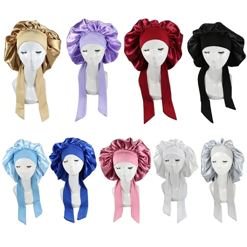 Bonnet de Nuit Satin pour Femmes pour la Protection des Cheveux