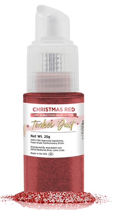 Tinker Dust Edible Glitter Spray - Christmas Red