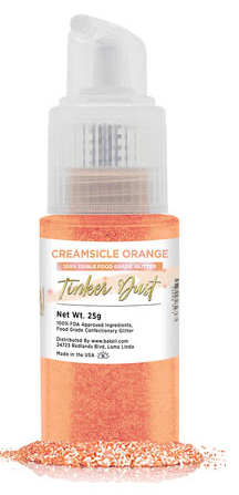 Tinker Dust Edible Glitter Spray - Creamsicle Orange