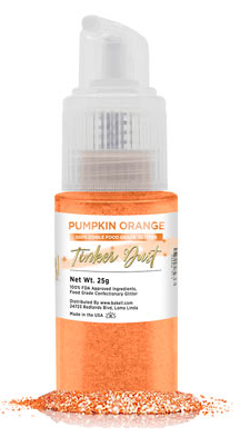 Tinker Dust Edible Glitter Spray - Pumpkin Orange