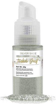 Tinker Dust Edible Glitter Spray - Silver Sage