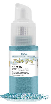 Tinker Dust Edible Glitter Spray Pump Bottle - Teal