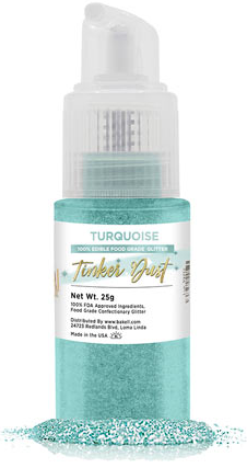 Tinker Dust Edible Glitter Spray - Turquoise