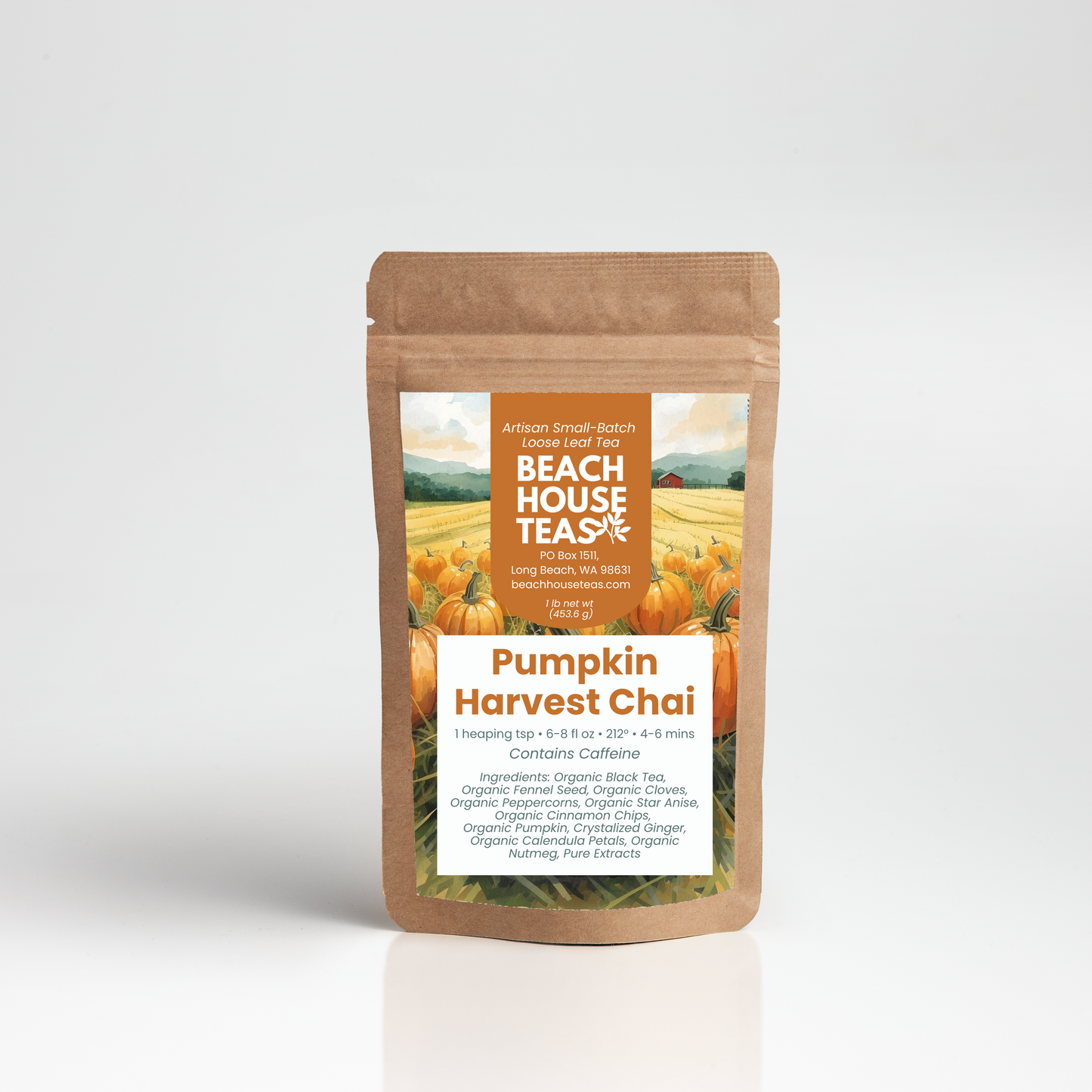 Chai de cosecha de calabaza