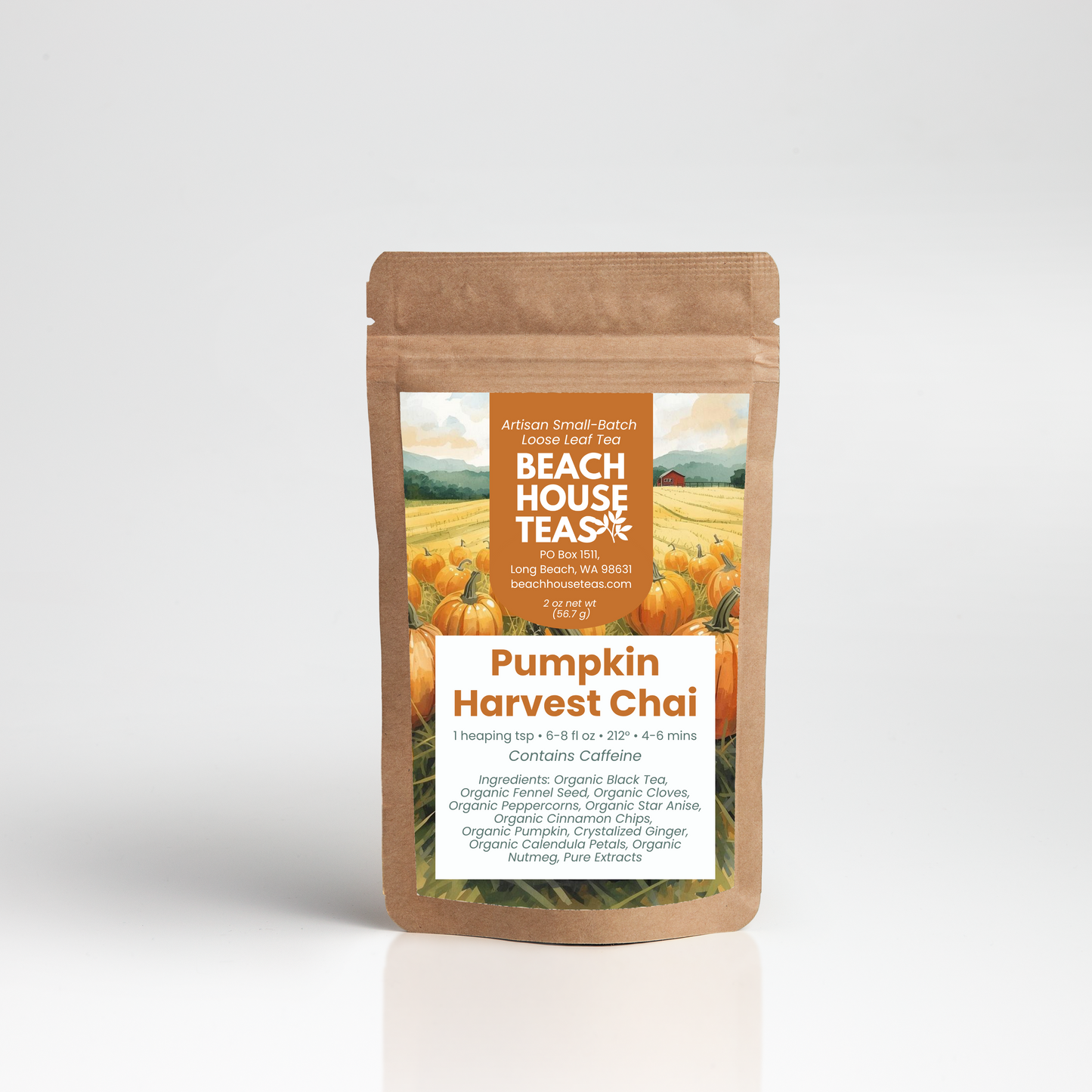 Chai de cosecha de calabaza