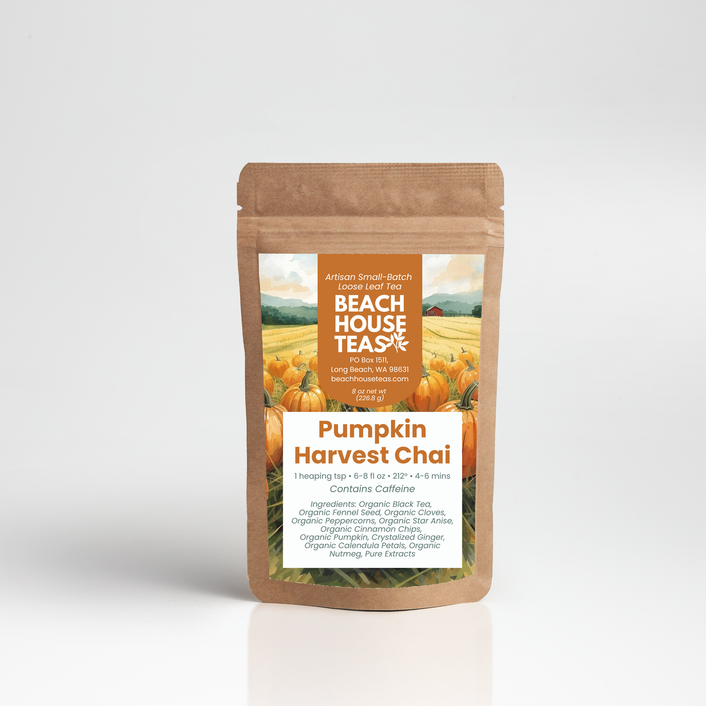 Chai de cosecha de calabaza