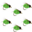 Nymphe Caddis Pupa LaFontaine Vert Brillant Profond - Taille 12