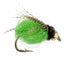 Bead Head LaFontaine Bright Green Deep Sparkle Caddis Pupa - 12 Flies